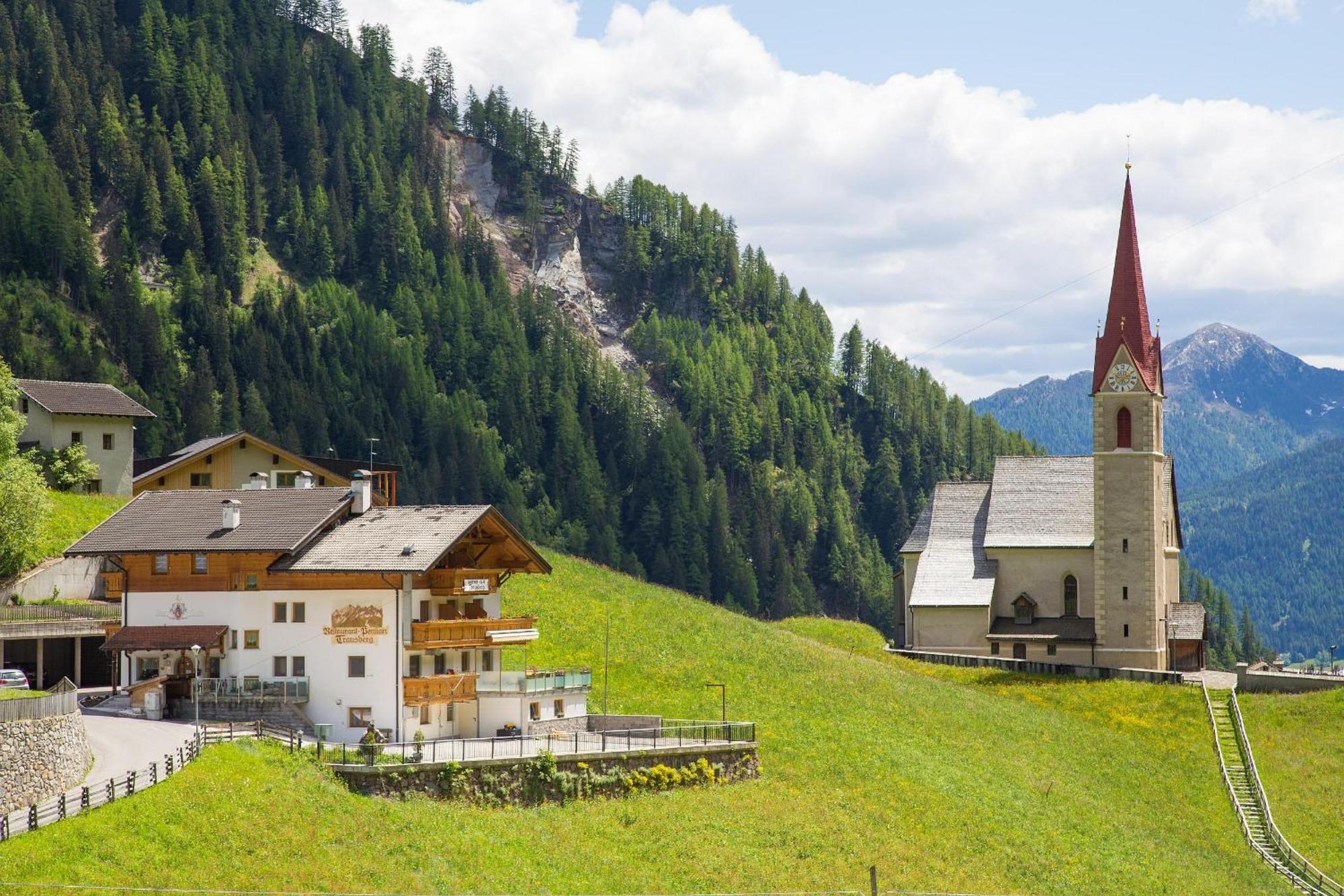 Gasthof Trausberg Corvara in Passiria Exterior foto